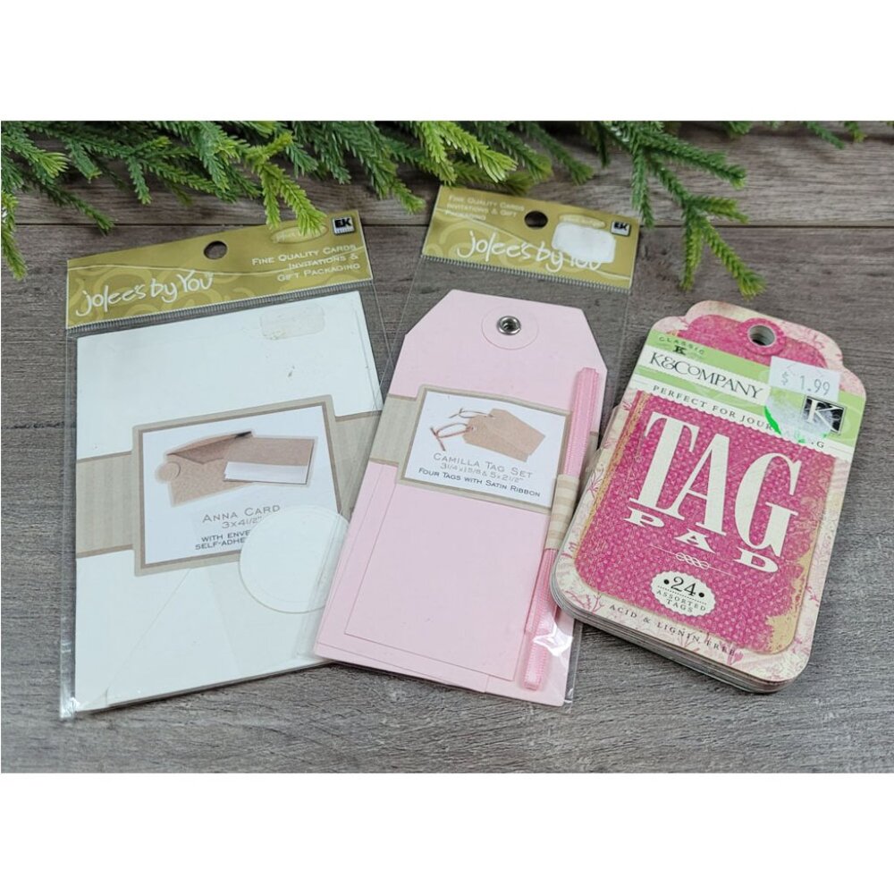 Scrapbooking Arts Crafts Gift Tags, Tag Pad Bundle NWT